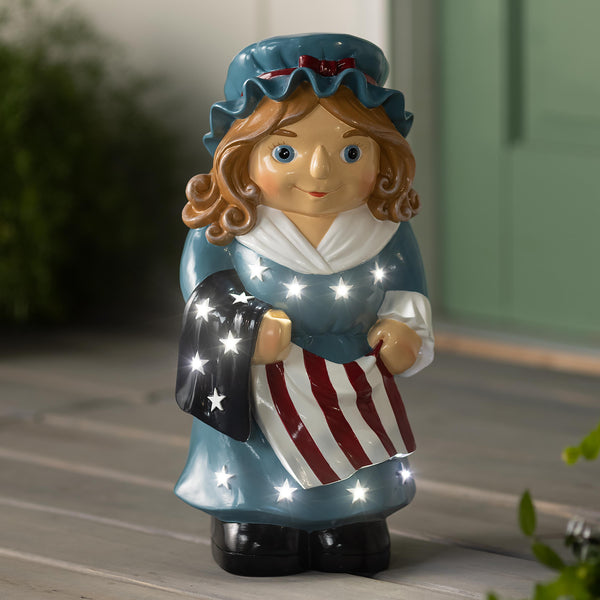plow & hearth Betsy Ross Shorty Statue