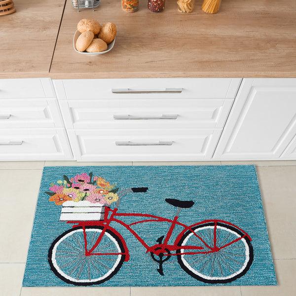 Plow & Hearth Bike Ride Indoor/Outdoor Rug