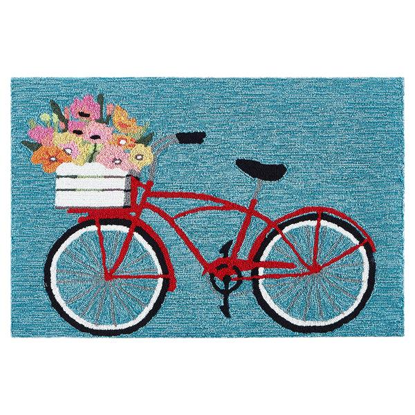 Plow & Hearth Bike Ride Indoor/Outdoor Rug