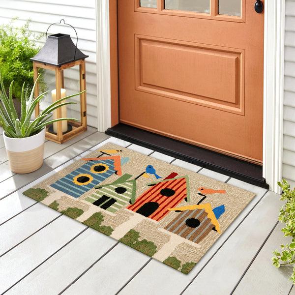 plow & hearth Birdhouses Indoor/Outdoor Rug