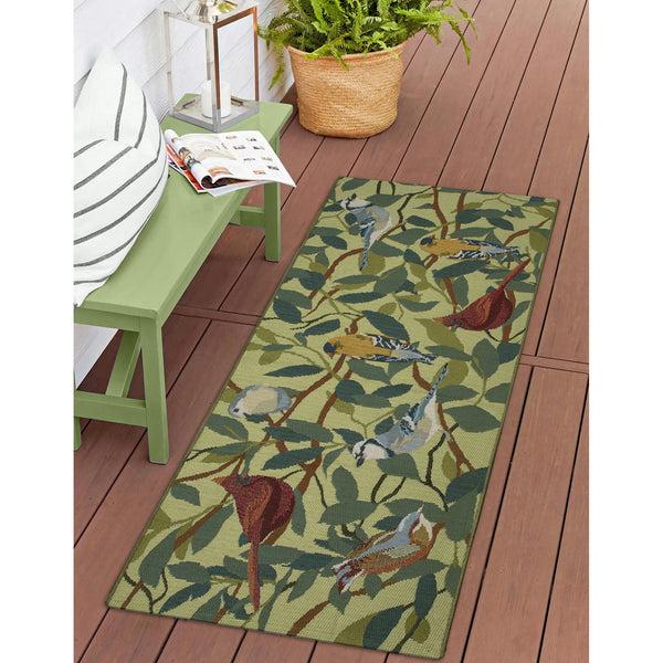 Plow & Hearth Birds Of A Feather Indoor/Outdoor Rug