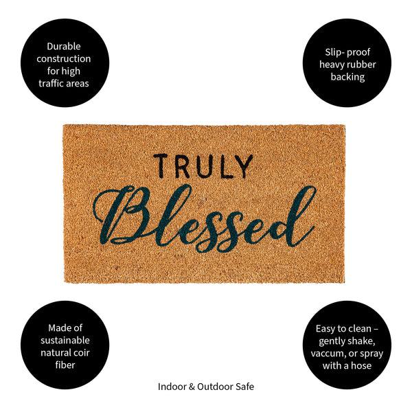 Plow & Hearth Blessed Coir Mat
