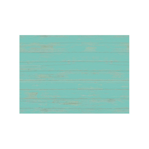 plow & hearth Blue Wood Plank Layering Mat