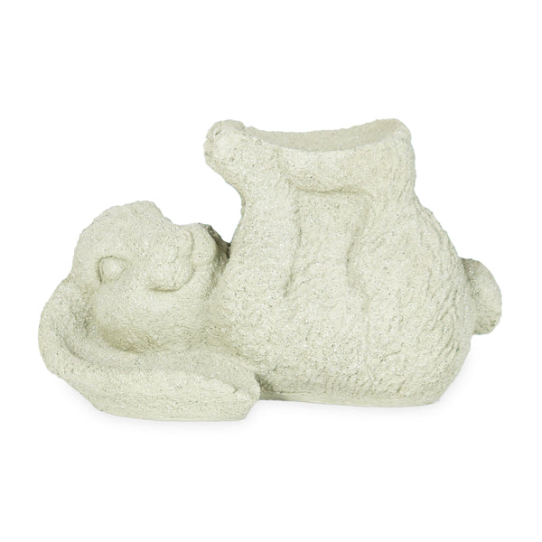 Plow & Hearth Bunny Gazing Ball Holder