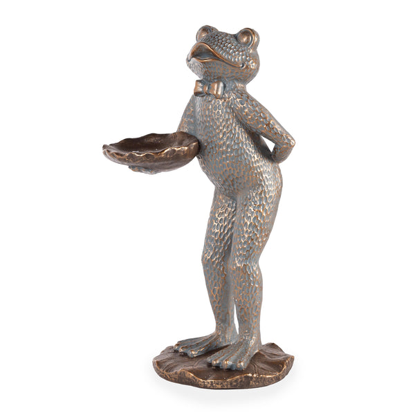 Plow & Hearth BUTLER FROG STATUE