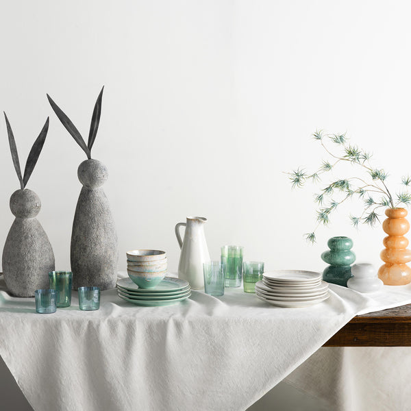 Plow & Hearth Cairn Glass Vases Set Of 3