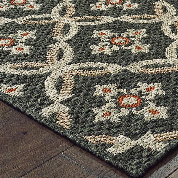 plow & hearth Cambridge Meadow Indoor/Outdoor Rug