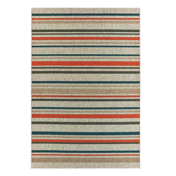 plow & hearth Cambridge Stripe Indoor/Outdoor Rug