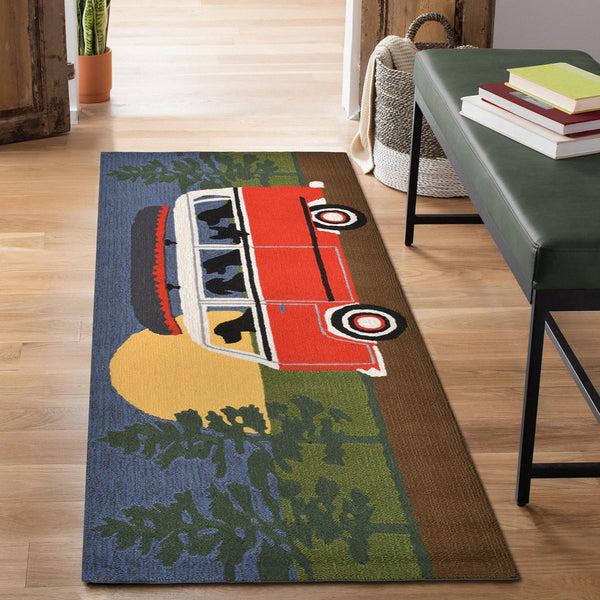 Plow & Hearth Camping Trip Indoor/Outdoor Rug