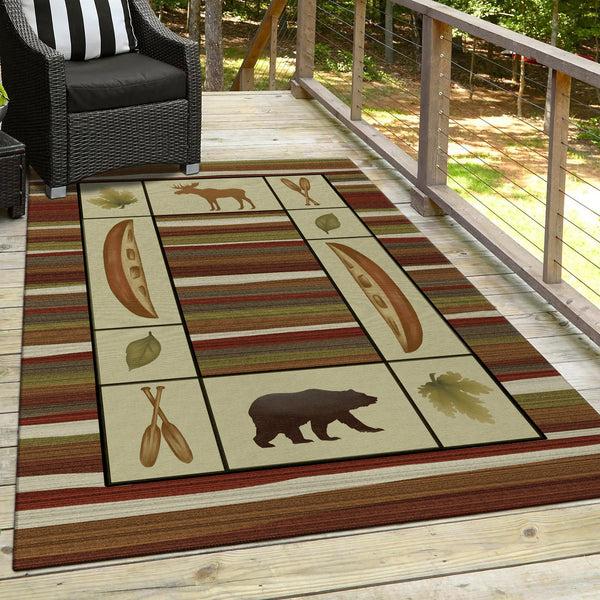 Plow & Hearth Canyon Excursion Polyester Rug