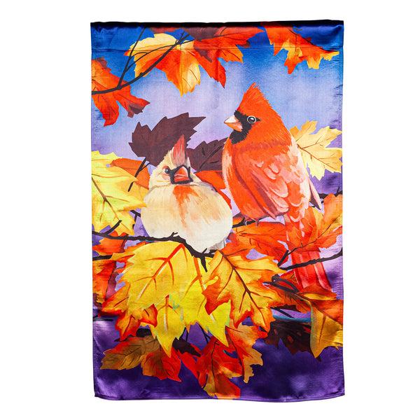 Plow & Hearth Cardinal Friends Lustre House Flag