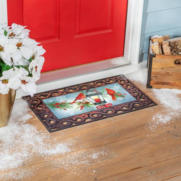 plow & hearth Cardinal Lantern Sassafras Switch Mat