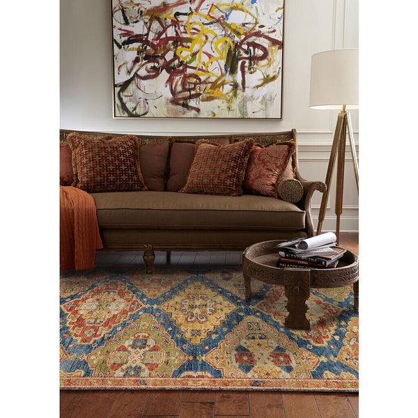 plow & hearth Charise Kazak Wool Area Rug