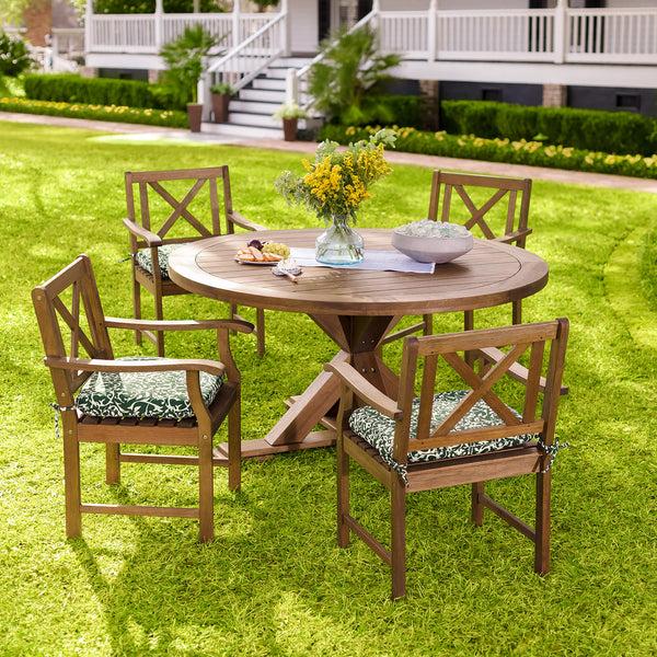 plow & hearth Claremont Eucalyptus Dining Chair