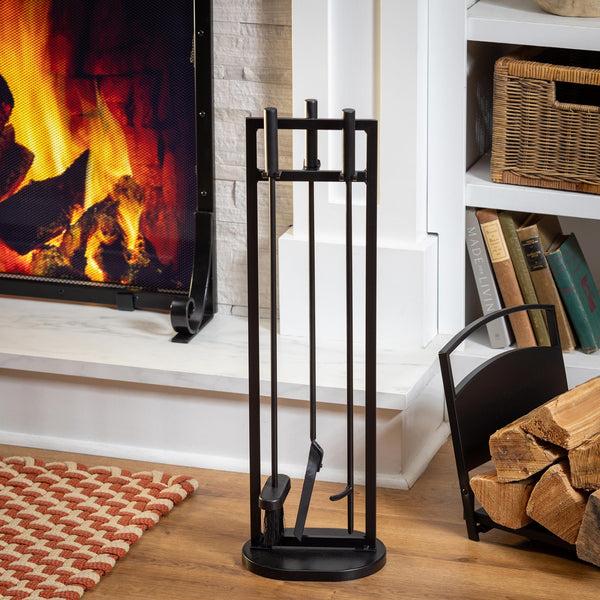 plow & hearth Classic 4 Piece Fireplace Toolset
