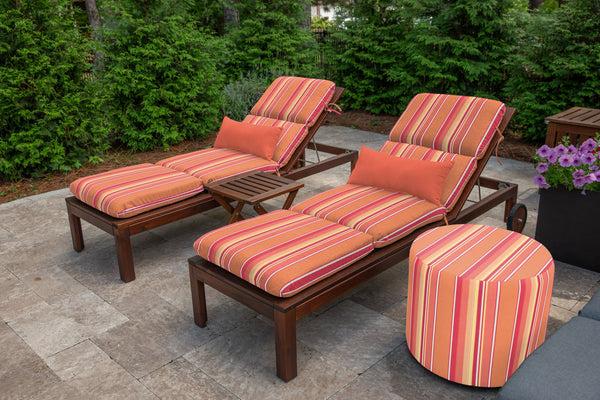 Plow & Hearth Classic Chaise Polyester Cushion