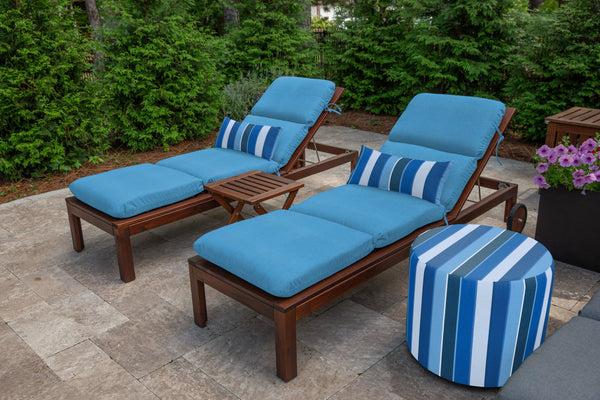 plow & hearth Classic Chaise Polyester Cushion