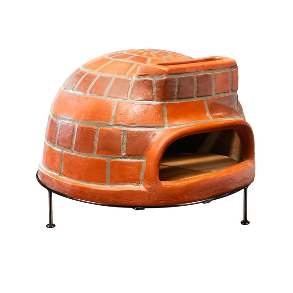 Plow & Hearth Clay Brick Pizza Oven