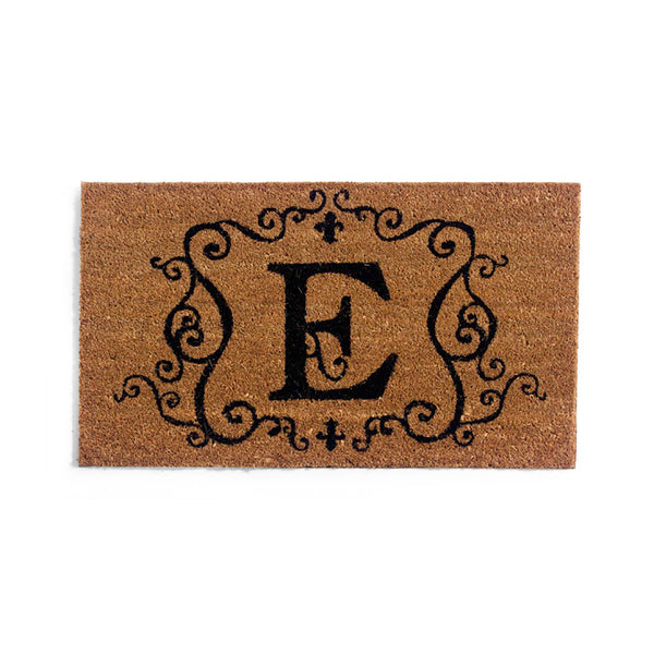plow & hearth Coir Insert Monogram E