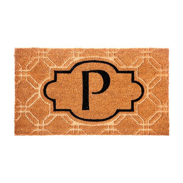 plow & hearth Coir mat insert Emboss P