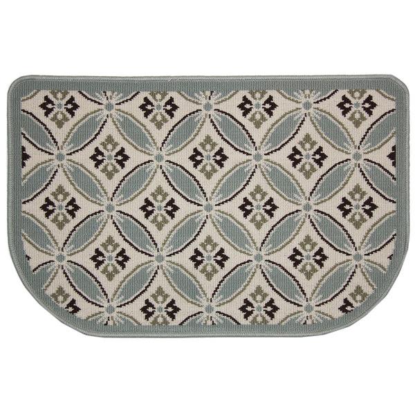 Plow & Hearth Concentric Polypropylene Rug 23"x36"