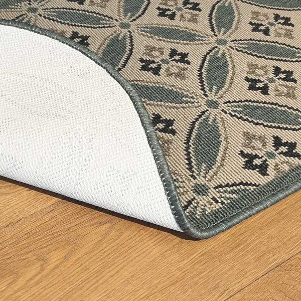 Plow & Hearth Concentric Polypropylene Rug 23"x36"