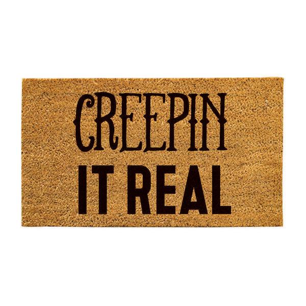 Plow & Hearth Creepin It Real Coir Doormat 28"x16"