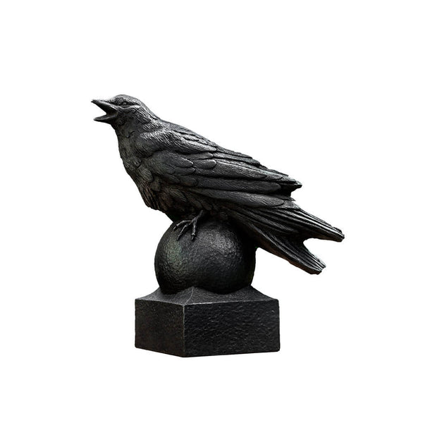 Plow & Hearth Crow Garden Statue