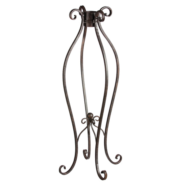 plow & hearth Curlicue Metal Gazing Ball Stand