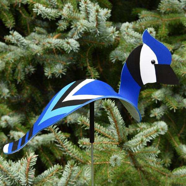 plow & hearth Dancing Blue Jay Sculpture