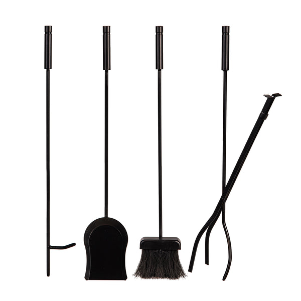 Plow & Hearth Diamond 5 Piece Fireplace Toolset