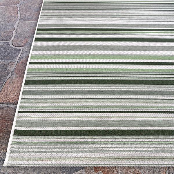 Plow & Hearth Dolce Striped Indoor/Outdoor Area Rug