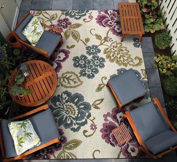 plow & hearth Dolce Tivoli Indoor/Outdoor Area Rug