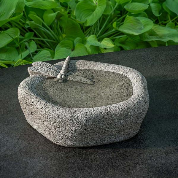 Plow & Hearth Dragonfly Garden Birdbath