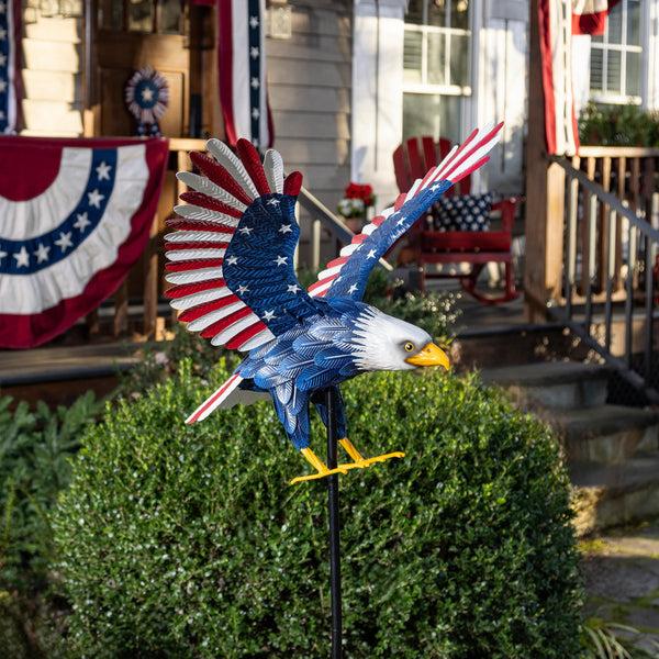 plow & hearth Eagle Garden Stake