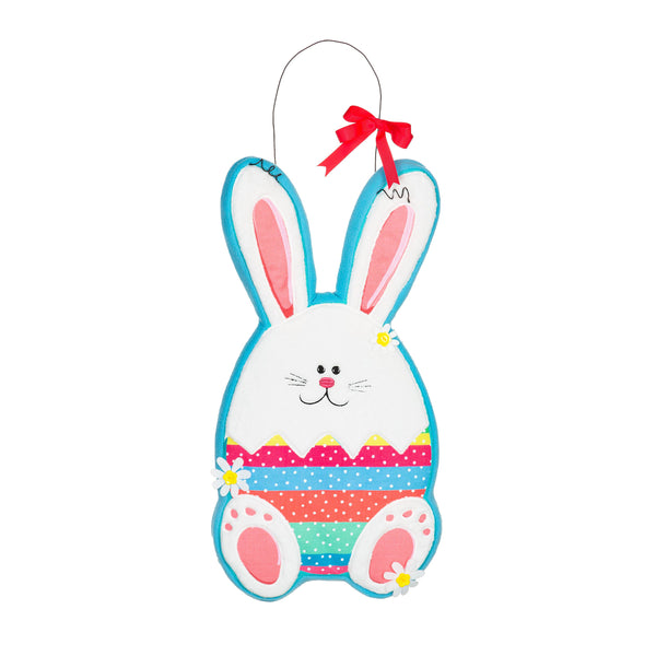 Plow & Hearth Easter Egg Bunny Estate Door Décor