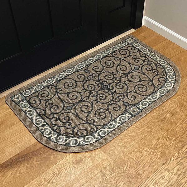 plow & hearth Eastly Scroll Polypropylene Rug