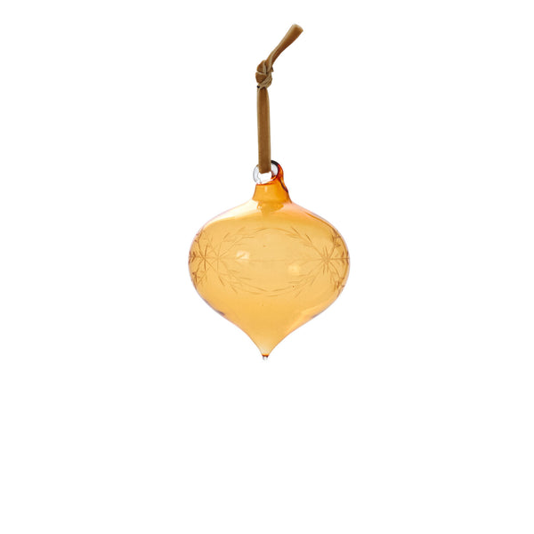 Plow & Hearth Etched Bauble Ornament