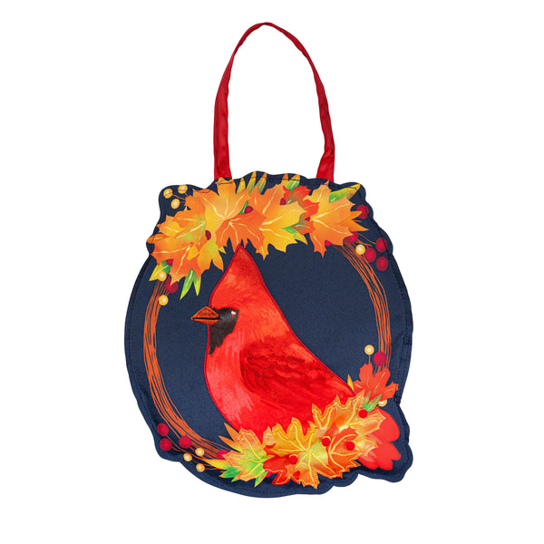 Plow & Hearth Fall Cardinal Wreath Door Décor