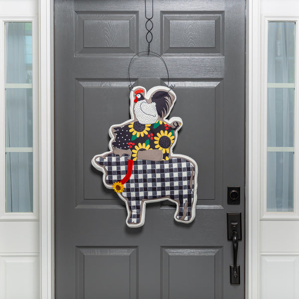 plow & hearth Farm Friends Estate Door Décor