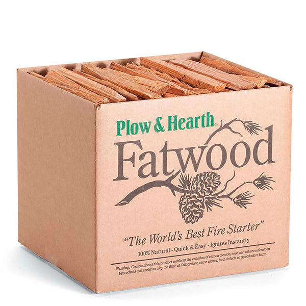 Plow & Hearth Fatwood Fire-Starter 10 Lb. Box