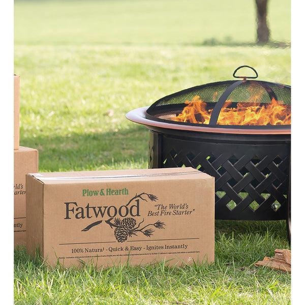 plow & hearth Fatwood Fire-Starter 25 lb. Box