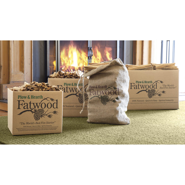 Plow & Hearth Fatwood Fire-Starter 35 Lb. Box