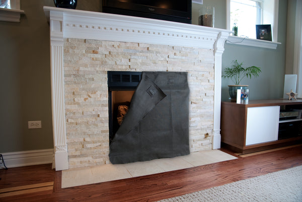 plow & hearth Fireplace Blocker 30" x 36"