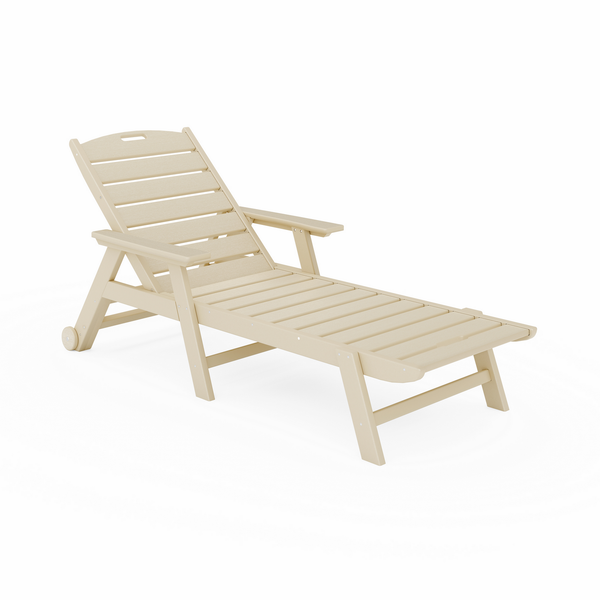 Plow & Hearth Flat Chaise Lounge