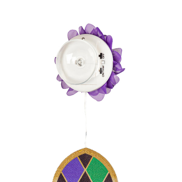 Plow & Hearth Fleur De Lis LED Window Décor