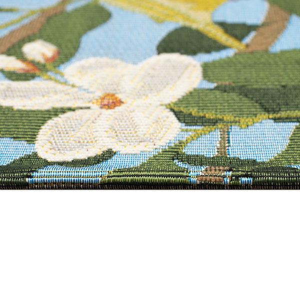 Plow & Hearth Floral Finches Indoor/Outdoor Rug
