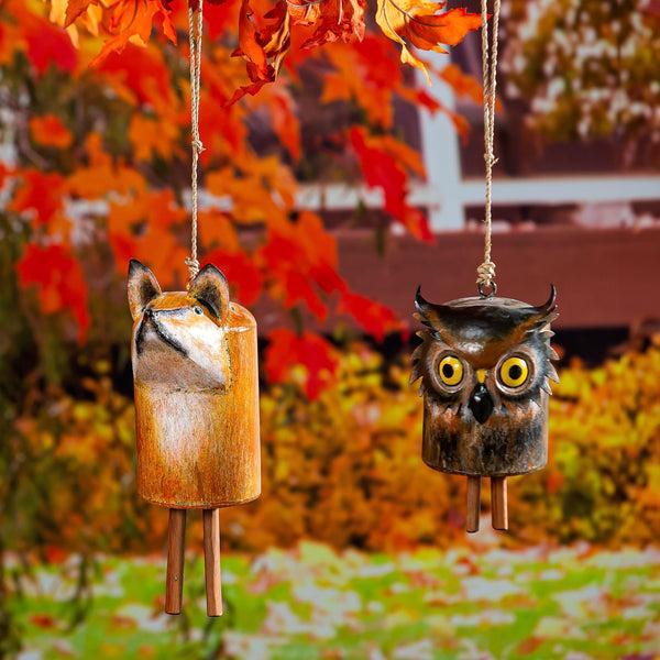 Plow & Hearth Forest Animals Metal Garden Bell