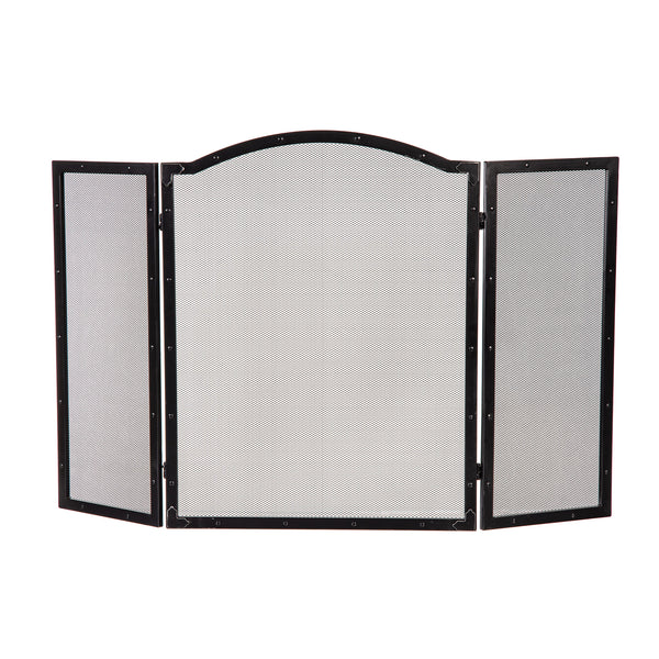 Plow & Hearth Fortuna Tri-Fold Fireplace Screen
