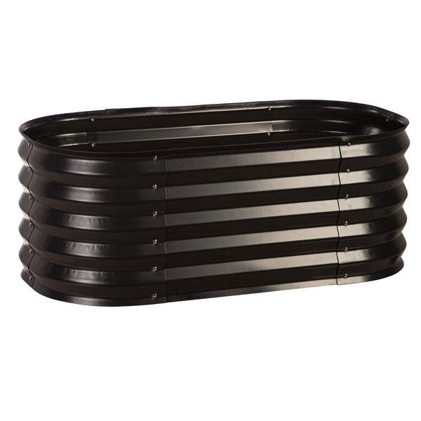 Plow & Hearth Galvanized Steel Garden Bed Large